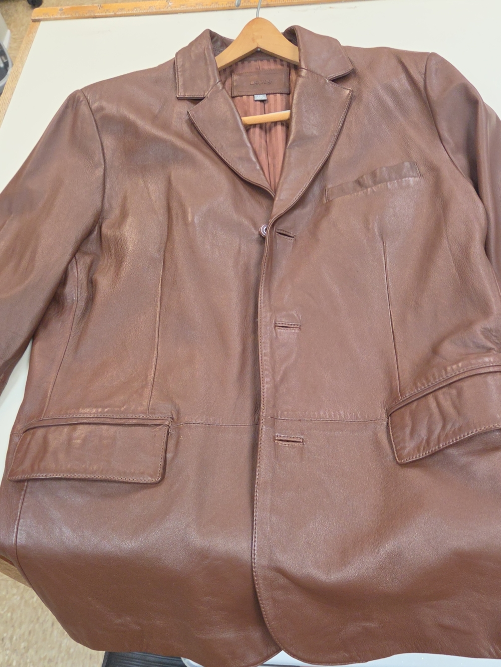 APT 9 MENS 44r Leathet Jacket